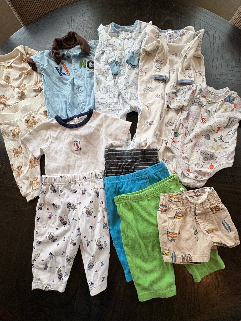 Baby Boy 0-3M Clothing Lot Monica + Andy Gerber BabyGap 12 Pieces